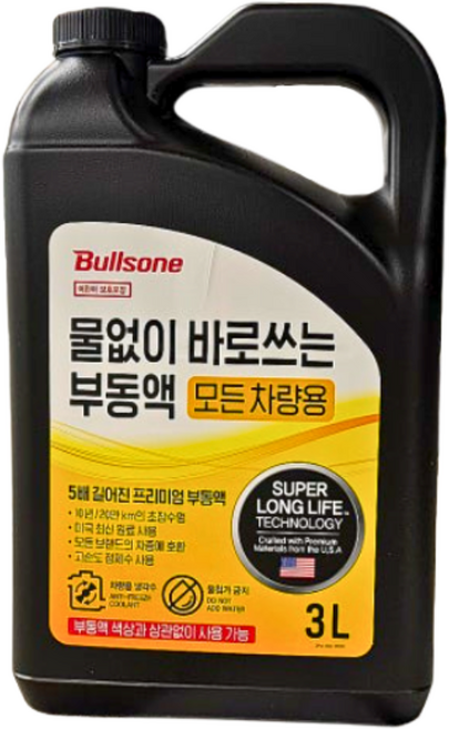 불스원 물없이 바로쓰는 모든차랑용 부동액, 1개, 3L
