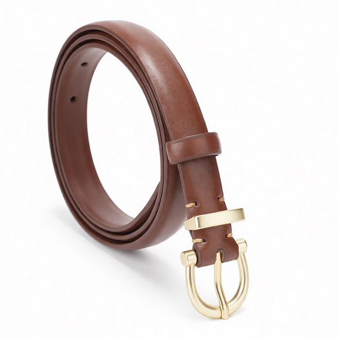 여성용 슬림 가죽 벨트 정장 캐주얼 허리띠