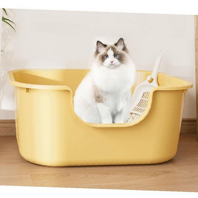 고양이 오픈형 클래식 1P 모래박스 배변통 변기통, 상세페이지 참조, 1개