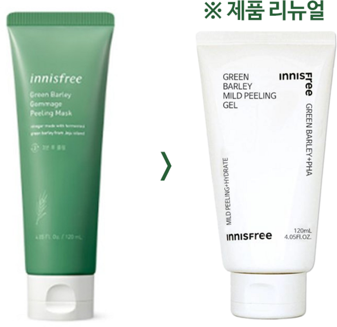 이니스프리 청보리 고마쥬 필링 마스크, 120ml, 1개