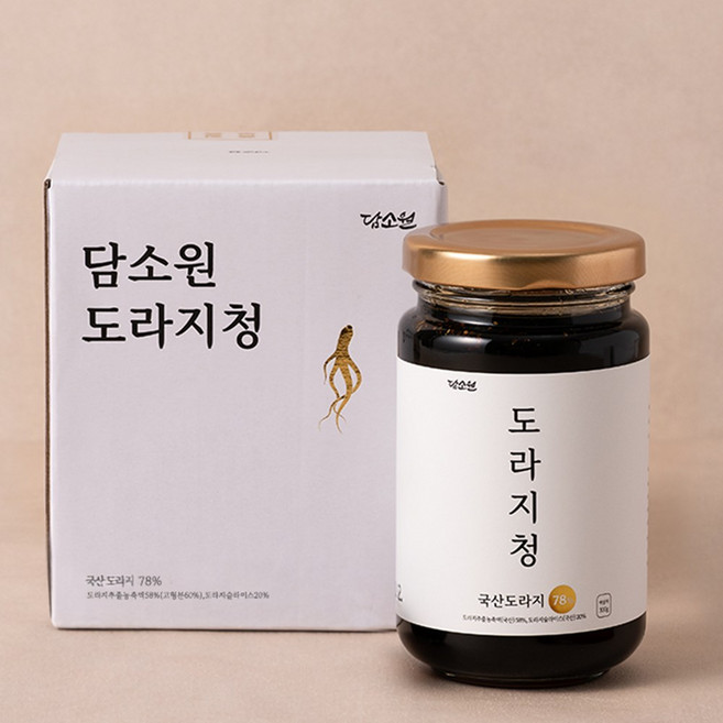 3년근 약도라지 78% 담소원 배 도라지청, 1개입, 1개, 300g