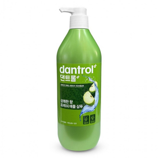 댄트롤 프레쉬 애플 비듬 영양 샴푸 린스 겸용 820ml, 1개