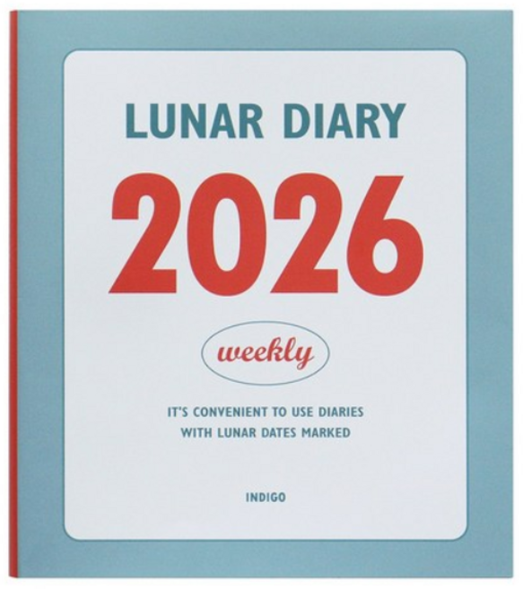 Equator 2026 루나 음력 위클리 다이어리, 푸른 색