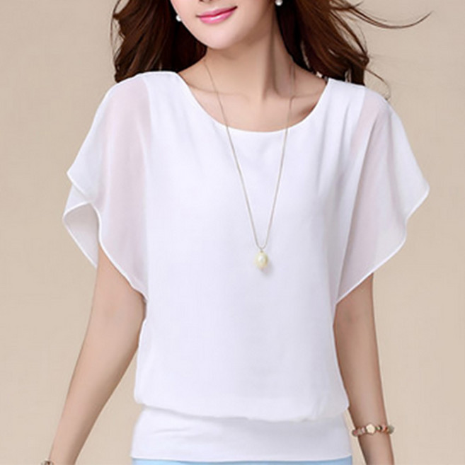 슬림소녀 여성 여름 예쁜 디자인 반팔 블라우스