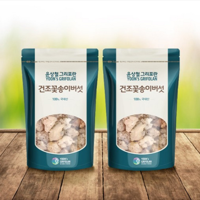 100% 원목건조꽃송이버섯 100g+100g 원목재배 세트 원목재배 베타글루칸 다량함유, 2개, 100g