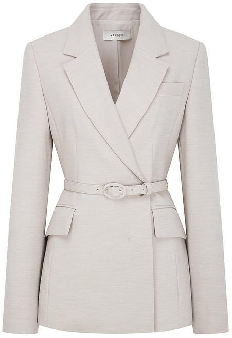 JJ JIGOTT 벨티드 테일러드 더블 원버튼 재킷/GS2-A0-JK111_CC