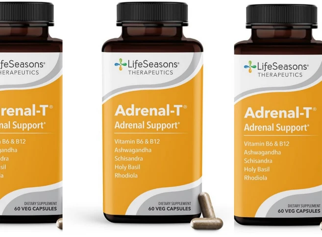 Adrenal-T 부신 건강 지원 LifeSeasons 베지 캡슐, 60정, 3개 - 쿠팡