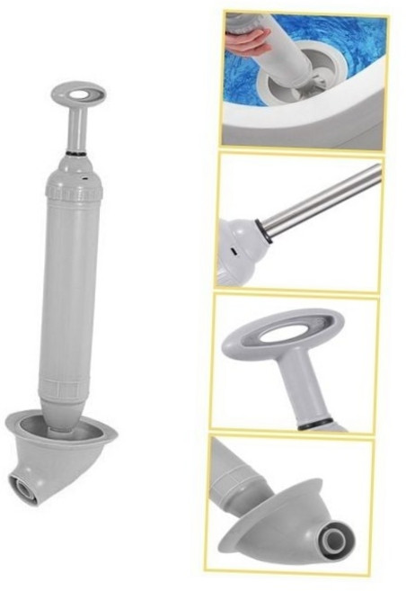 압축식 변기 펌프 물튐방지 피스톤 뚫어뻥 화장실 하수구 막힘 청소 용품