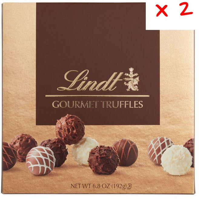 린트 어소티드 고메 초콜릿 트러플 기프트, 249g, 2개