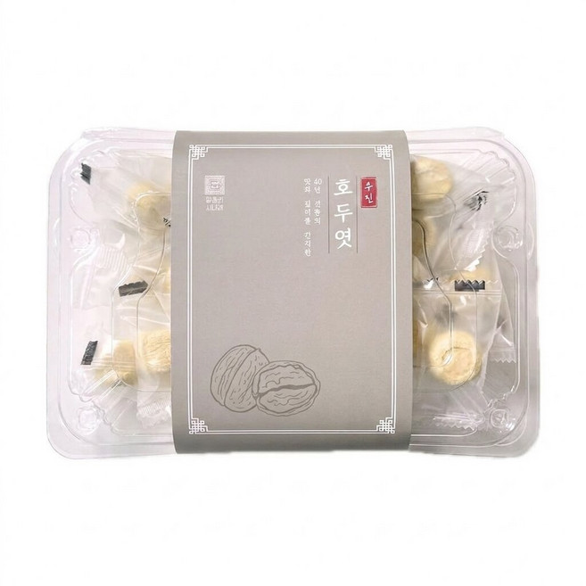 우진엿 호두도시락엿, 2개, 130g