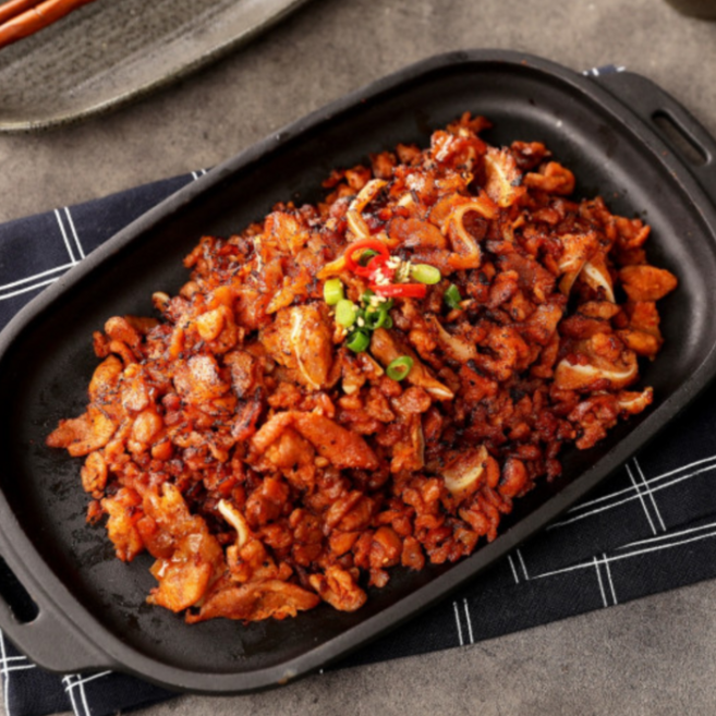 해썹인증 국내산 직화 오돌뼈 밀키트 매콤한맛 200g, 1개