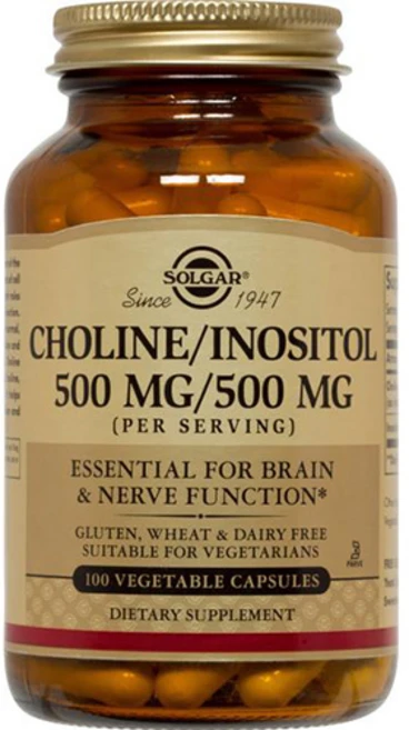 솔가 콜린 이노시톨 500mg 베지터블 캡슐, 100정, 1개 - 쿠팡