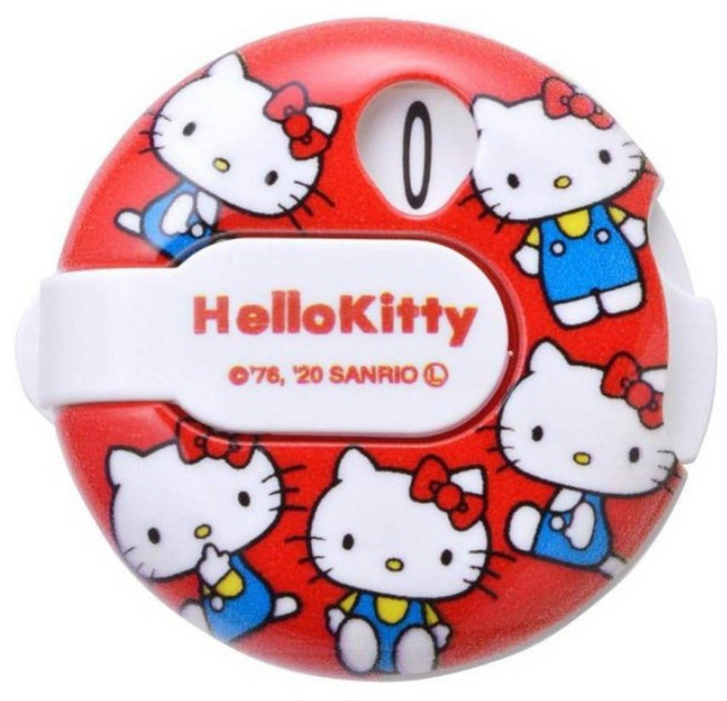 DAIYA 다이아 골프 산리오 헬로키티 카운터 타수 계산 스코어 계산기 원리셋, 1개