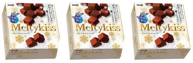 일본 메이지 멜티키스 프리미엄 쇼콜라 초콜릿, 56g, 3개