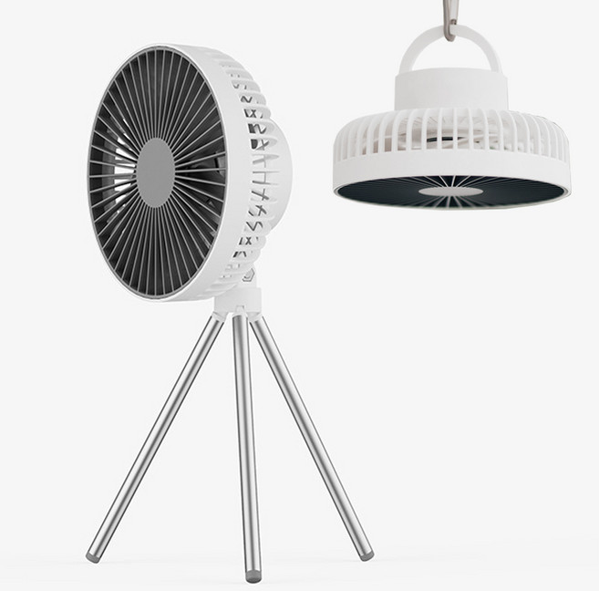 시너지 초강풍 캠핑 선풍기 무선 충전식 써큘레이터 휴대용, 화이트 5천mAh