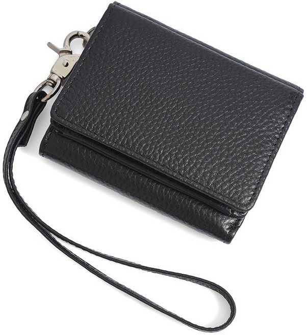 More Farther 고급 소가죽 여성 손지갑 반지갑