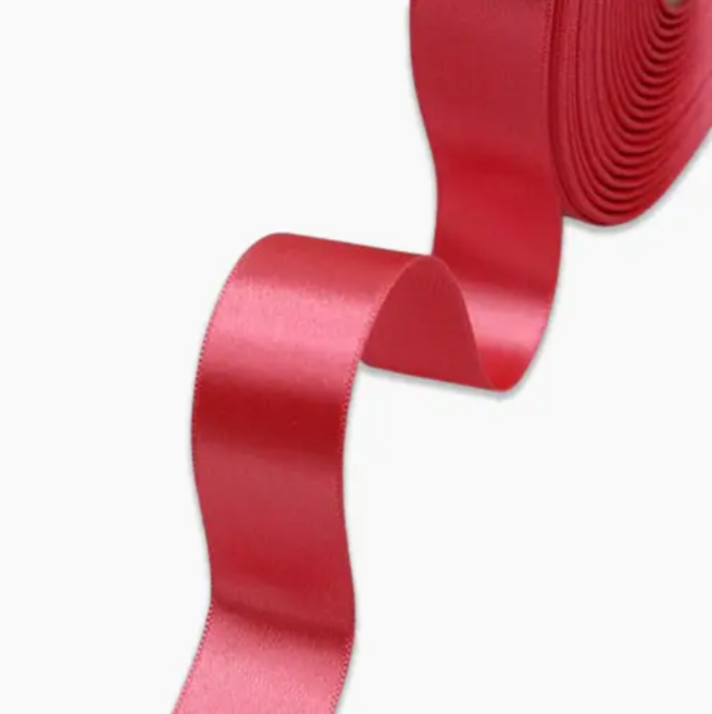 공단리본 10mm (50마) / 색상선택, 1개, 다홍색