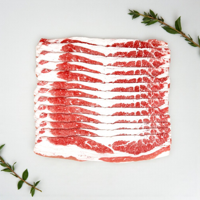 만능 대패 소고기 우삼겹 (냉동) 초이스등급, 500g, 4개