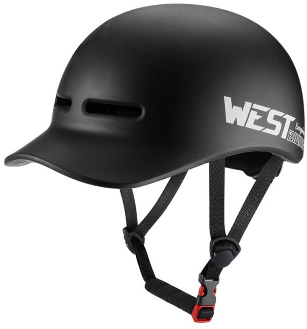 시그니처베이지 자전거 킥보드 스케이트 보드 모자 어반 캐주얼 캡 헬멧 YPZ119, 블랙, 1개