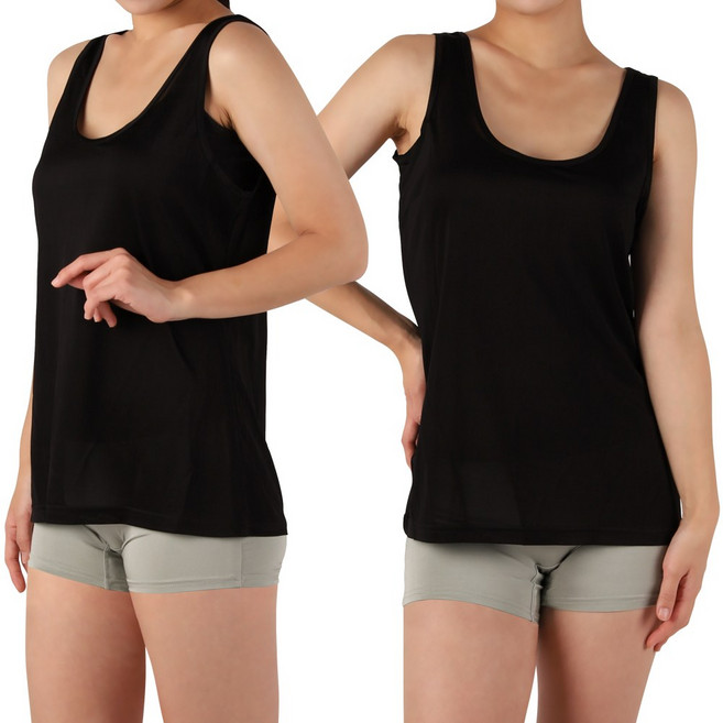 comfort;on 여성 레이온 인견 민소매 국산 2p