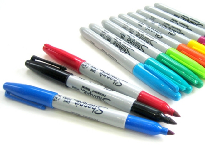 동아측기 [샤피] 유성 네임펜 파인, Brown