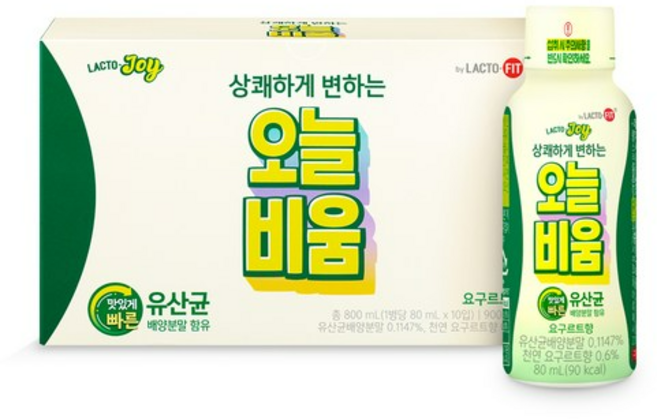 락토조이 오늘비움 10p, 80ml, 40개