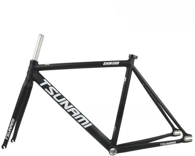 쓰나미 SNM100 픽시 프레임 무광 검정, 1개, 55cm