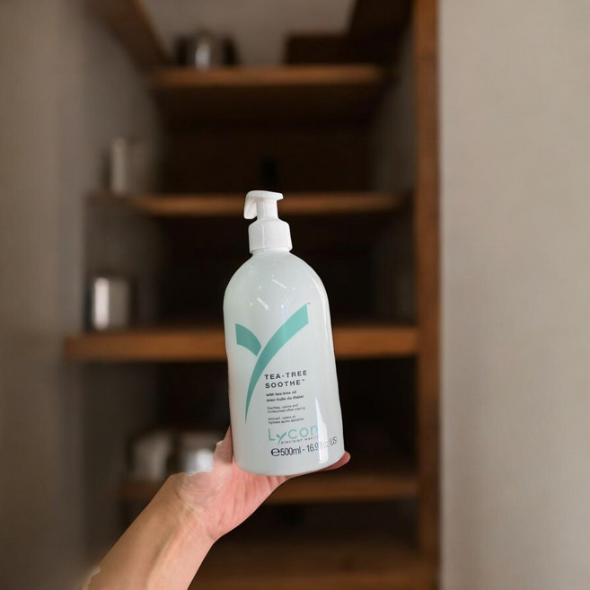 Lycon 라이콘 티트리 진정·보습 왁싱 후 수드 로션 관리 케어 Tea Tree Soothing Lotion 티트리 수드 로션 500ml, 1병