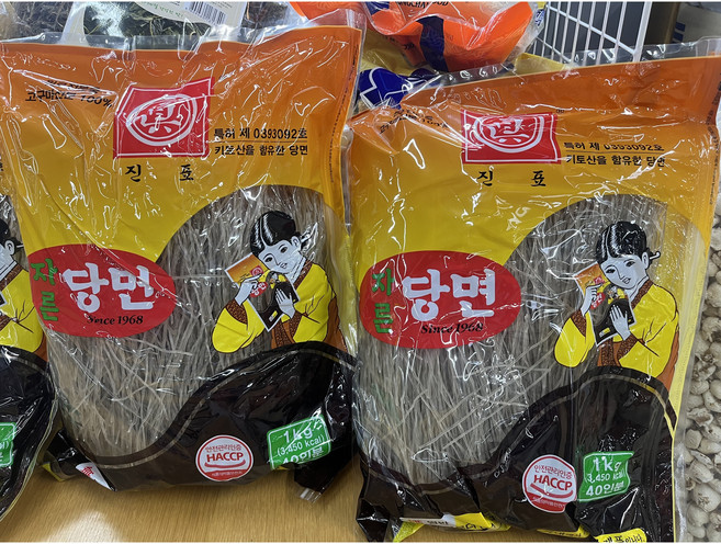 국내생산 진표당면, 3개, 1kg