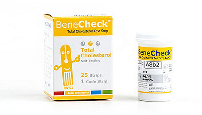 베네첵 2in1 콜레스테롤 시험지 25매 1box, 25개입, 1개