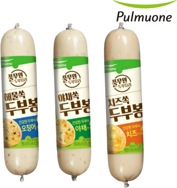 풀무원 야채쏙 해물쏙 치즈쏙 두부봉 180g 3종 골라담기, 1개