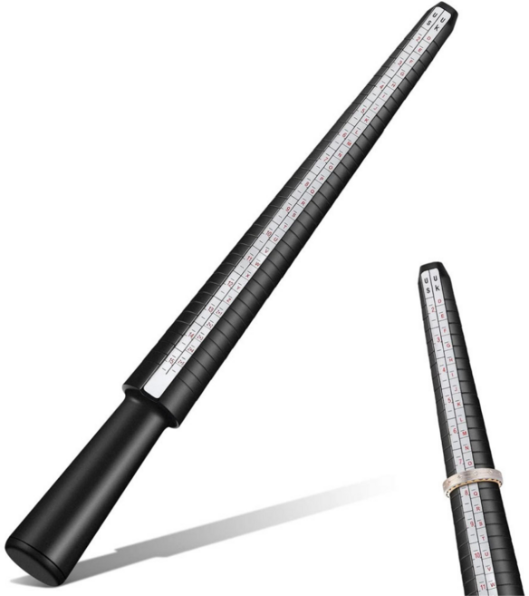 르앤링 반지 사이즈 손가락 호수 측정기 링게이지, 1개