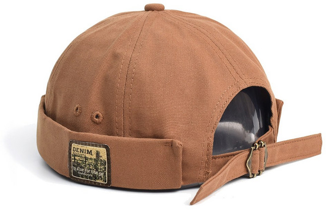 BELLEAURA 남여공용 캐주얼 데님태그 와치캡 챙없는 골무모자 레옹모자 커플모자 빅사이즈 와치캡