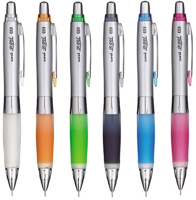 유니 알파겔 흔들 샤프 0.5mm M5-617, 로얄블루