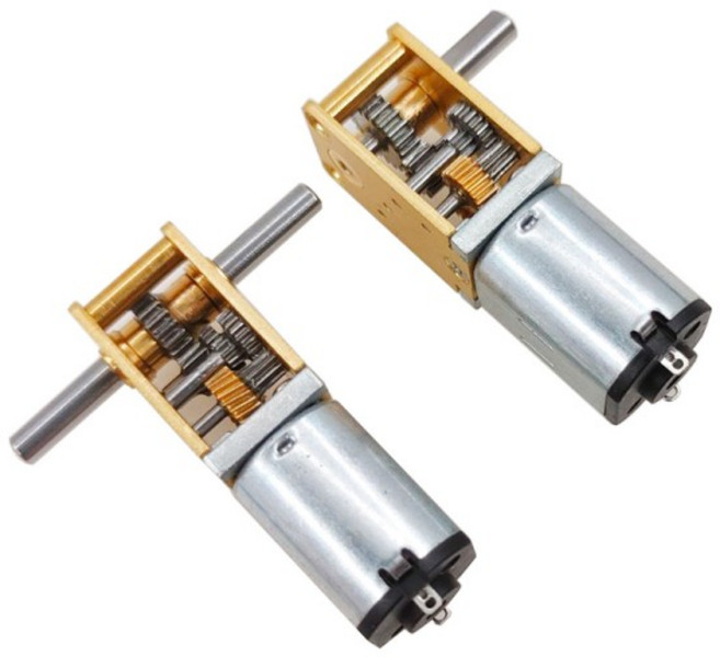 쿠쿠스토어 자동 잠금 웜 기어 소형 DC 모터 저속 단일 샤프트 듀얼 1218-N20 12V, 07 12V8rpm, 01 Single Axis