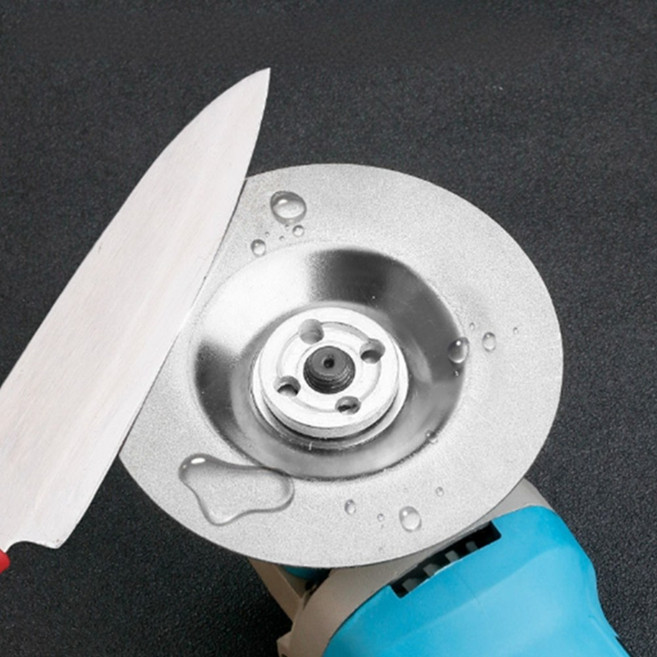 4인치 전동공구 칼날 연삭블레이드 그라인더사포 칼갈이, 드릴어댑터, 1개