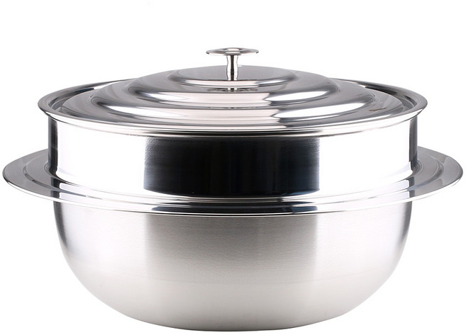 스텐 3중 대형 가마솥 50 인덕션 업소용 솥단지 냄비, 1개