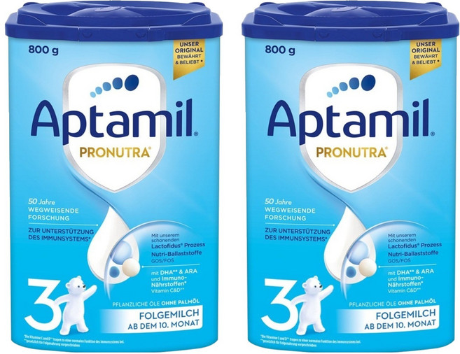 압타밀 프로누트라 분유 3단계, 800g, 2개