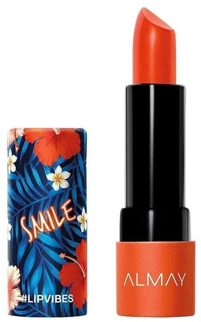 Almay Lip Vibes Never Regret 4g(0.14온스) 매트 립스틱, 스마일 - 쿠팡