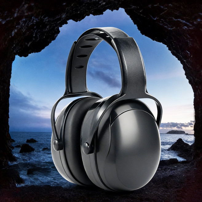 CIVILEE 스탠핏 소음차단 헤드셋수면 소음 차단 귀마개, 1개, 1개입