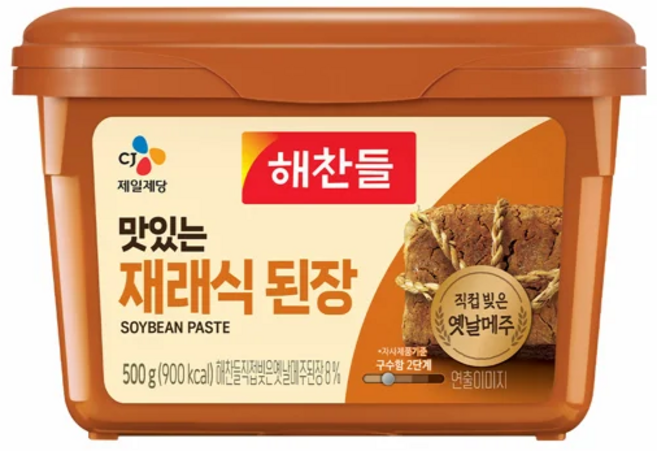 해찬들 재래식 된장, 500g, 1개