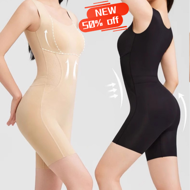 노라인 슬림핏 전신 보정 속옷 여성 배살보정속옷 빅사이즈