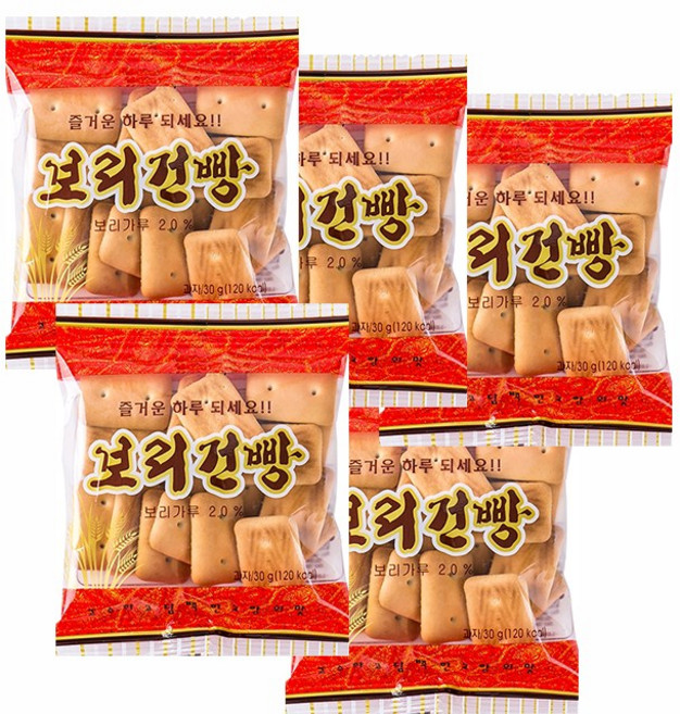 금풍제과 보리건빵, 30g, 5개