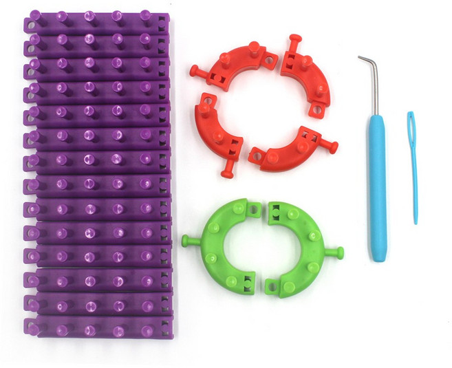 코히모 조립식 뜨개질 니팅룸 키트 원형 사각 풀 세트 패키지 4W007, 풀세트, 1개