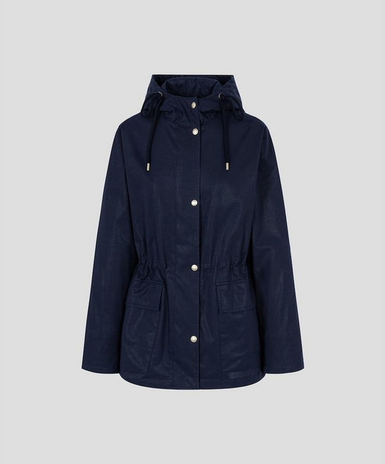 빈폴 BEANPOLE LADIES 코튼 폴리 후드 사파리 점퍼 네이비 (BF6339C01R) BF6339C01R 190363