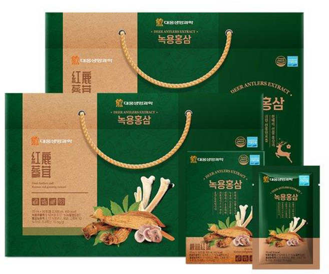 대웅 녹용홍삼 캐리어타입, 70ml, 60개