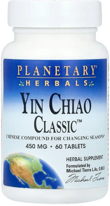 Planetary Herbals Yin Chiao Classic™ 60 Tablets, 1개, 60정 - 쿠팡