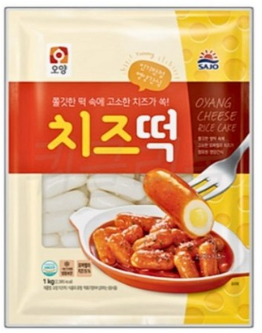 사조오양 치즈떡, 1kg, 8개