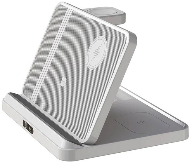 핸드폰케이스 Z Fold Zflip5 S24 S23 G xy Watch 6 5 Buds2 접이식 고속 충전 도킹 스테이션 용 3 in 1 무선 충전기 스탠드