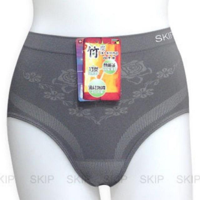 SKIP 竹炭三角褲, 深灰－高腰三角褲